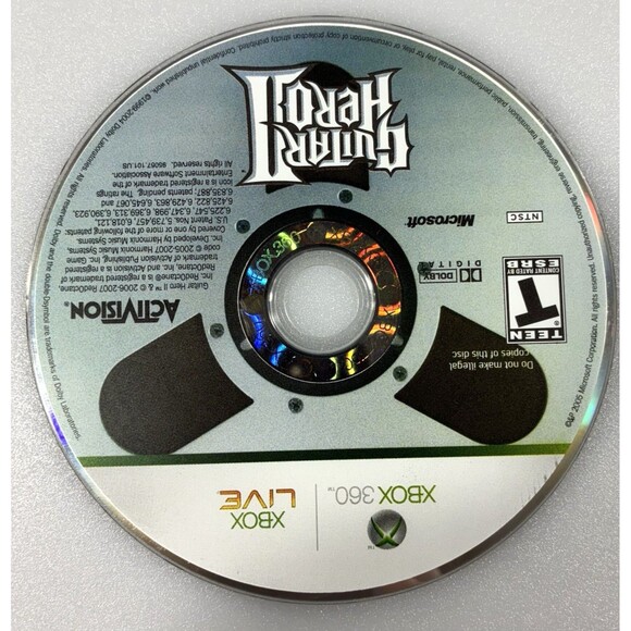 Guitar Hero II Activision 2007 Microsoft Xbox 360 Disc Only Tested - Picture 4 of 8